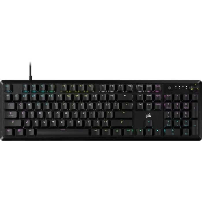 Corsair K70 Core RGB Mechanical Black Gaming Keyboard (CH-910971E-NA) image 1