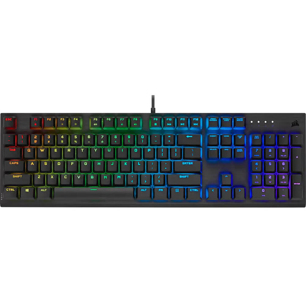 Corsair K60 RGB PRO Mechanical Gaming Keyboard – Black (CH-910D019-NA) image 1