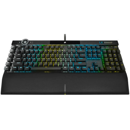 Corsair K100 RGB Mechanical Cherry MX Speed Gaming Keyboard – Black (CH-912A014-NA) image 2