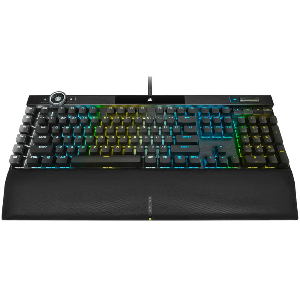 Corsair K100 RGB OPX Optical Mechanical Switch Wired Keyboard – Black (CH-912A01A-NA) image 2