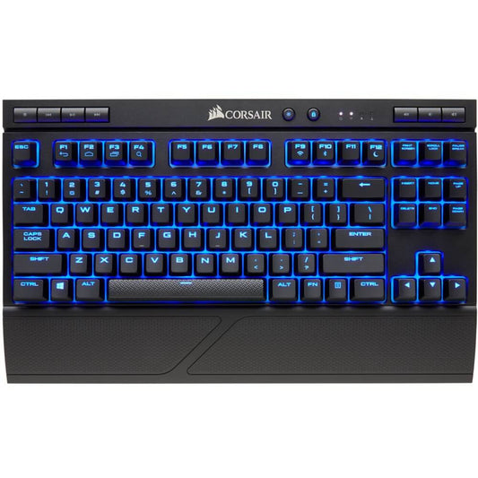 Corsair K63 Wireless Mechanical Cherry MX Red Gaming Keyboard – Blue LED image 1