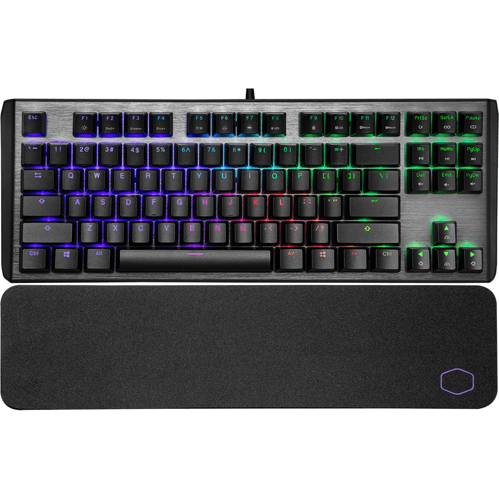 CoolerMaster CK350 V2 RGB LED Backlight Mechanical Gaming Keyboard (CK-530-GKTR1-US) image 1
