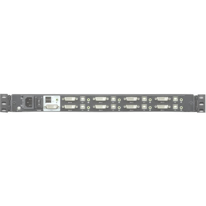 ATEN 8-Port USB DVI Single Rail Wide Screen LCD KVM Switch (CL6708MW) — front view