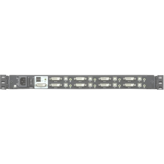 ATEN 8-Port USB DVI Single Rail Wide Screen LCD KVM Switch (CL6708MW) image 2