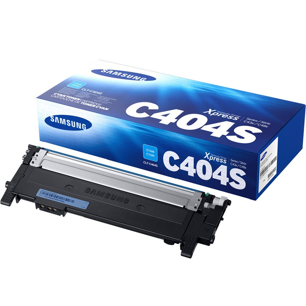 Samsung CLT-C404S Cyan Laser Toner Cartridge (ST975A) image 1