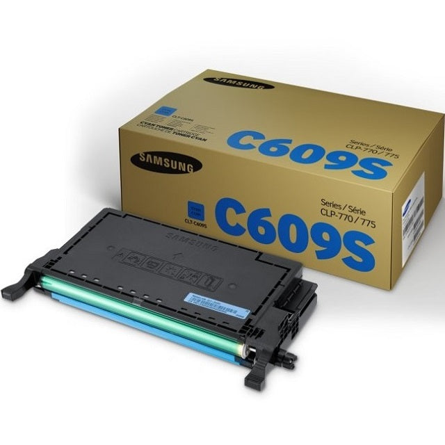 Samsung CLT-C609S Cyan Laser Toner Cartridge (SU086A) image 1