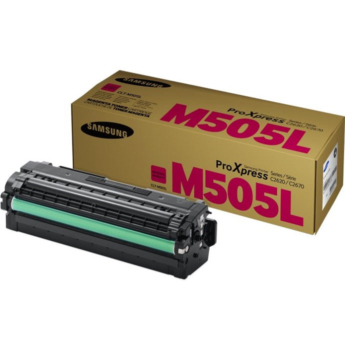Samsung CLT-M505L Magenta Toner Cartridge (SU303A) image 1