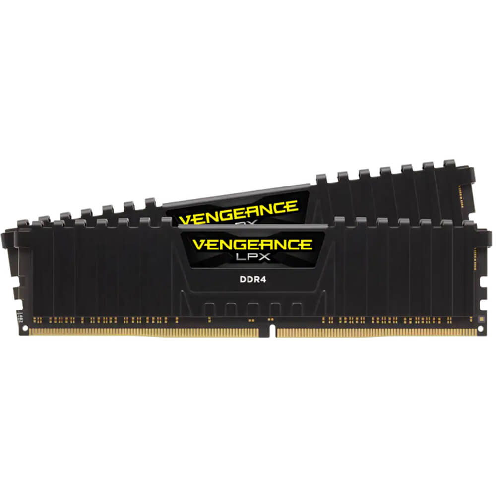 Corsair Vengeance LPX 16GB DDR4 DRAM 3200MHz Memory Kit – Black (CMK16GX4M2E3200C16) image 1