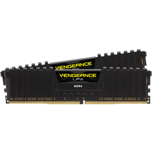Corsair Vengeance LPX 16GB DDR4 DRAM 3200MHz Memory Kit – Black (CMK16GX4M2E3200C16) image 1