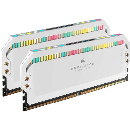 Corsair Dominator Platinum DDR5 32GB DRAM 5600MHz C36 Memory Kit – White (CMT32GX5M2B5600C36W) image 1