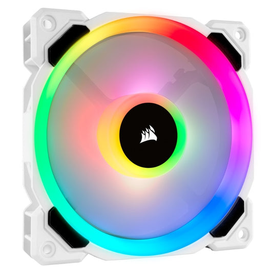 Corsair LL120 RGB 120mm Dual Light Loop White RGB LED White PWM Fan (CO-9050091-WW) image 2