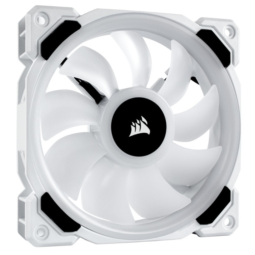 Corsair LL120 RGB 120mm Dual Light Loop White RGB LED PWM Fan – Triple Pack with Lighting Node PRO (CO-9050092-WW) image 3