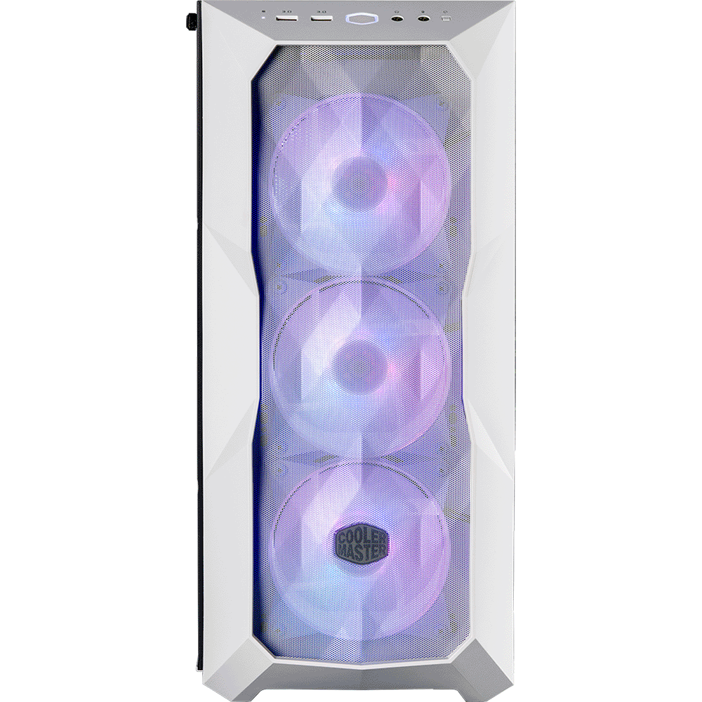 Cooler Master MasterBox TD500 Mid Tower ATX Case – Mesh White image 1
