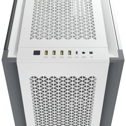 Corsair 7000D Airflow Full-Tower ATX White PC Case (CC-9011219-WW) — front view