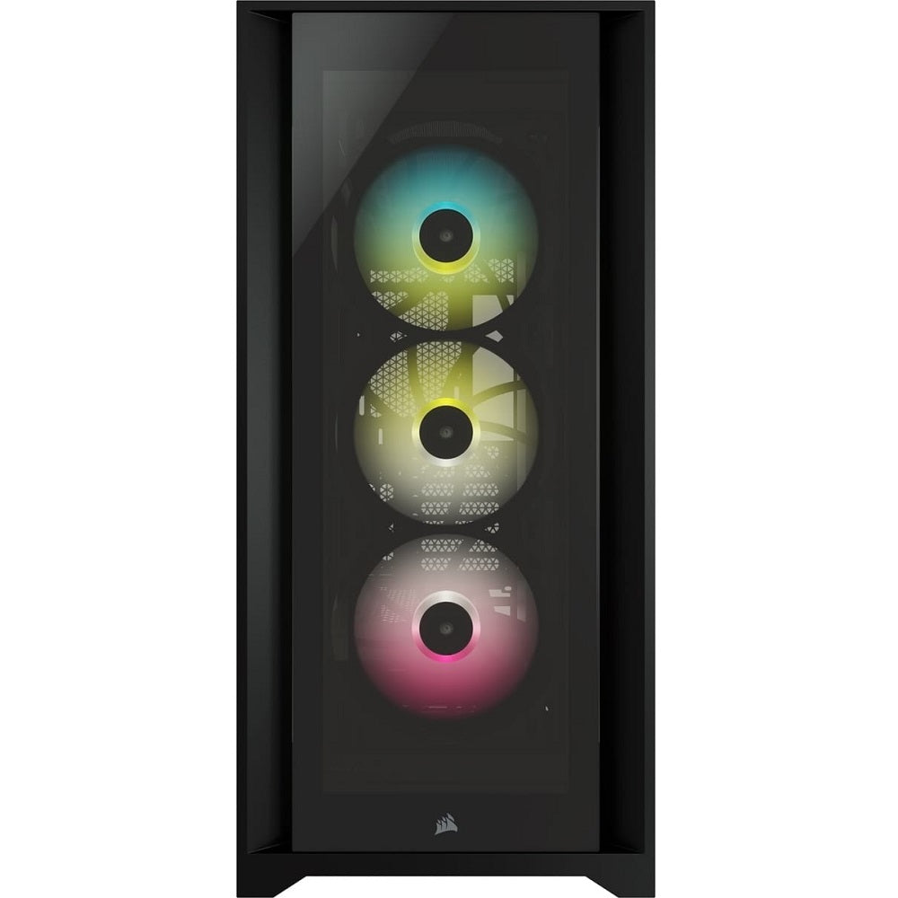 Corsair iCUE 5000X RGB Tempered Glass Mid-Tower ATX PC Smart Case – Black (CC-9011212-WW) image 2