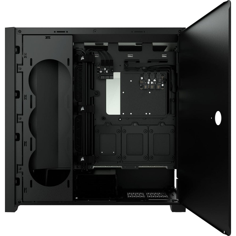 Corsair iCUE 5000X RGB Tempered Glass Mid-Tower ATX PC Smart Case – Black (CC-9011212-WW) image 4