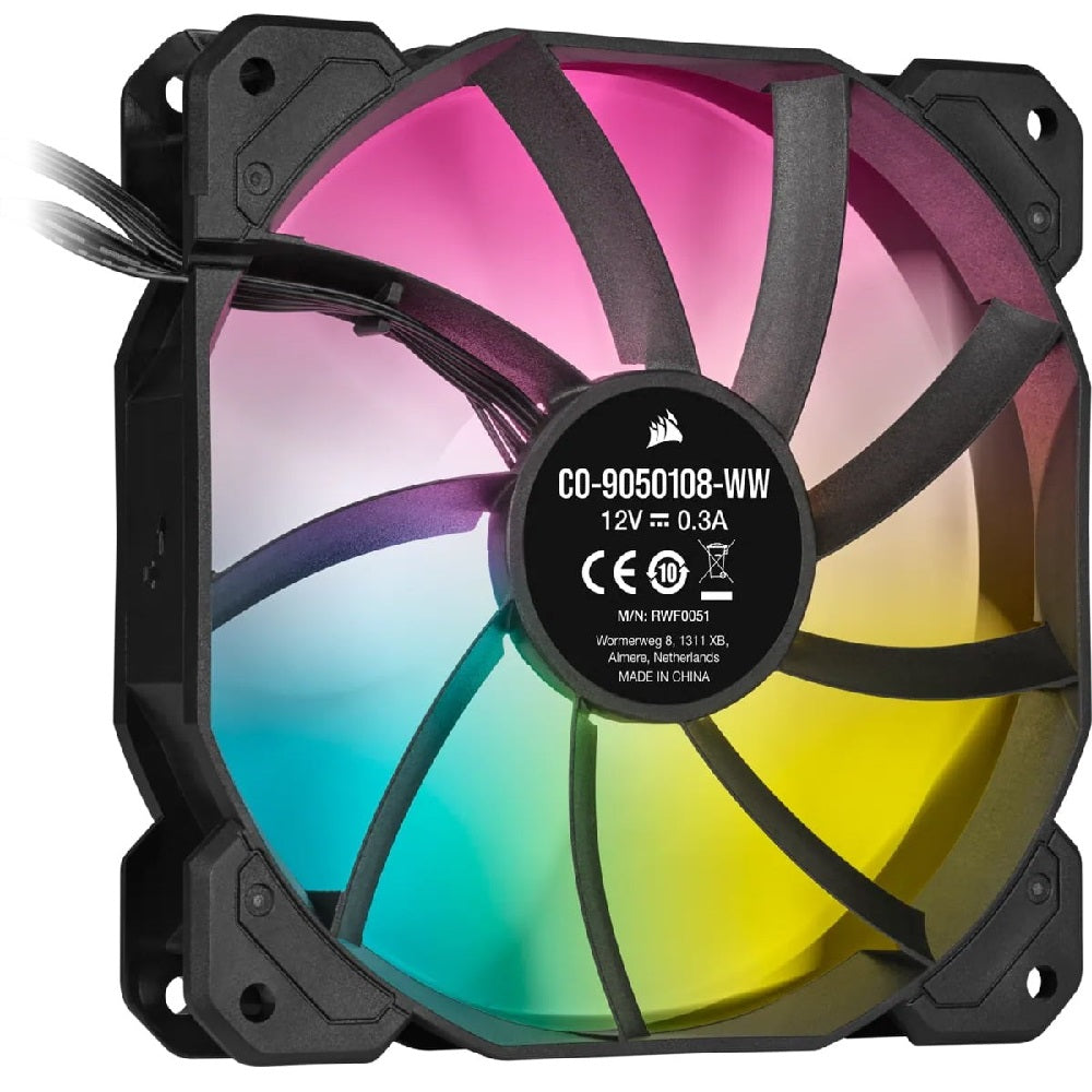Corsair iCUE SP140 RGB ELITE Performance 140mm PWM Fan (CO-9050110-WW) image 3