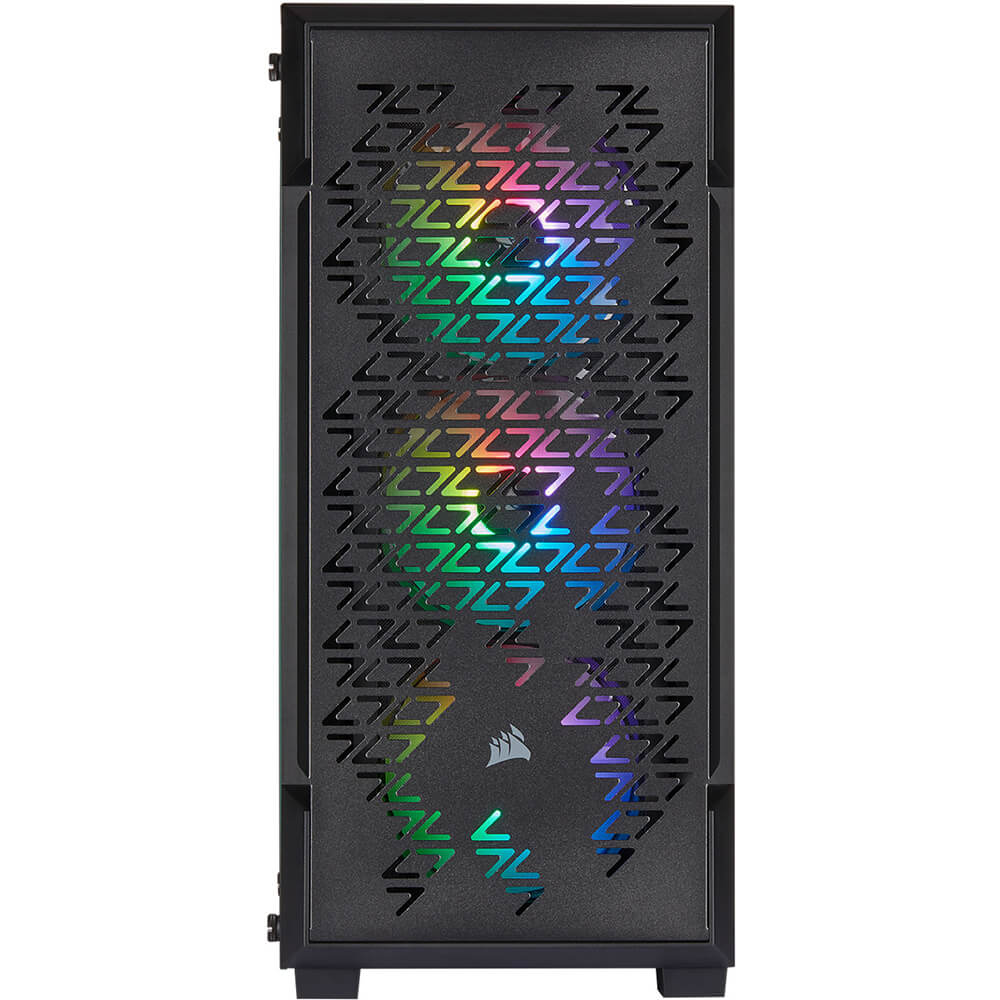 Corsair iCUE 220T RGB Mid-Tower Smart Case – Black image 1