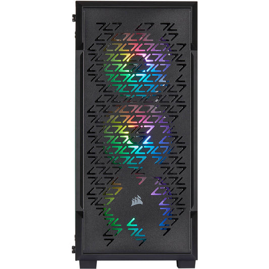 Corsair iCUE 220T RGB Mid-Tower Smart Case – Black image 1