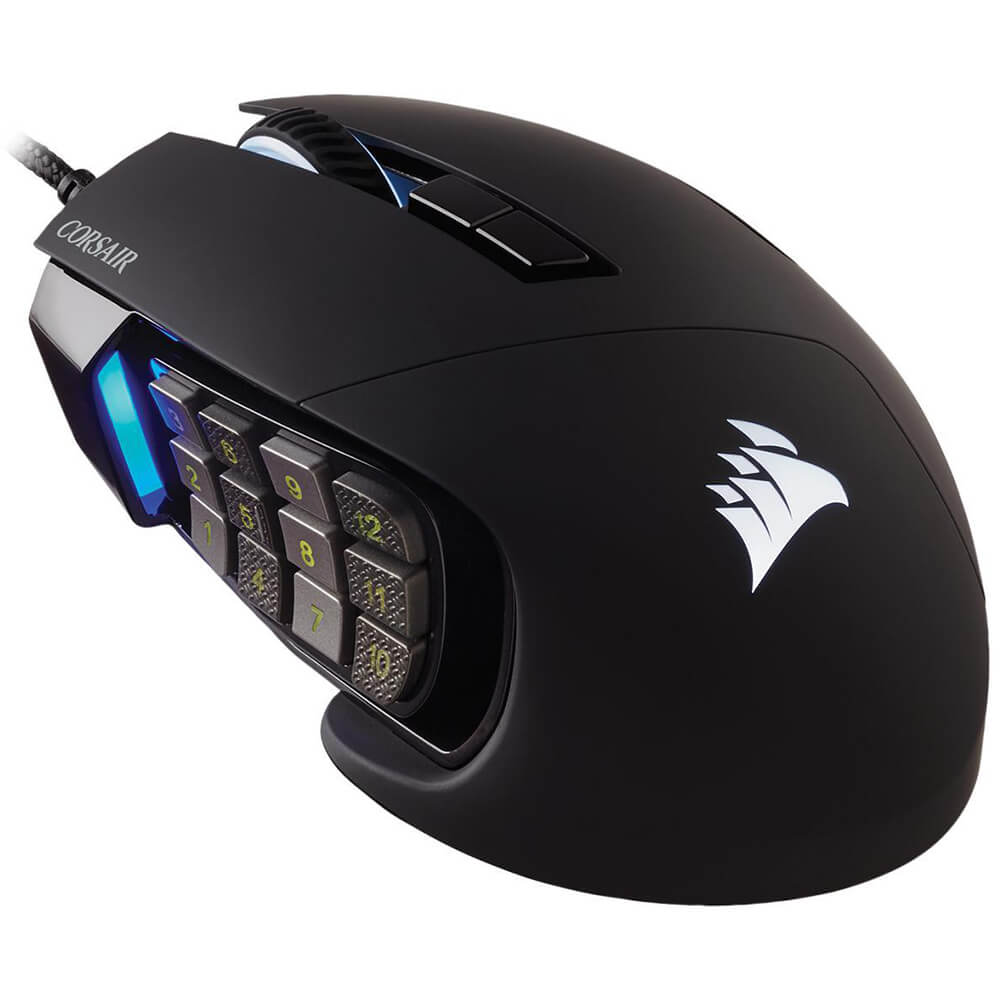 Corsair Scimitar RGB Elite Optical MOBA/MMO Gaming Mouse image 1