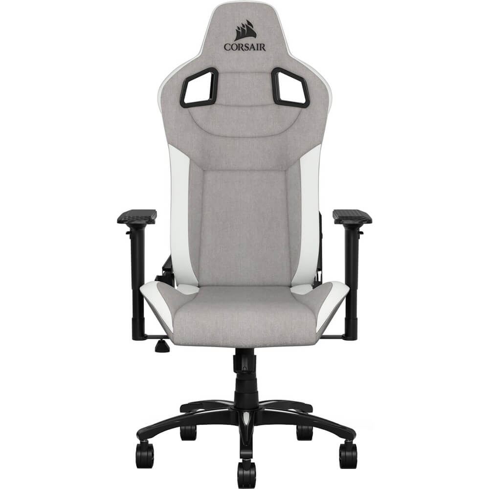 Corsair T3 Rush Gaming Chair – Grey/White image 1