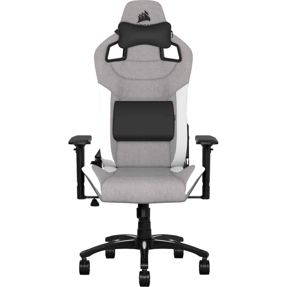 Corsair T3 Rush Gaming Chair – Grey/White image 2