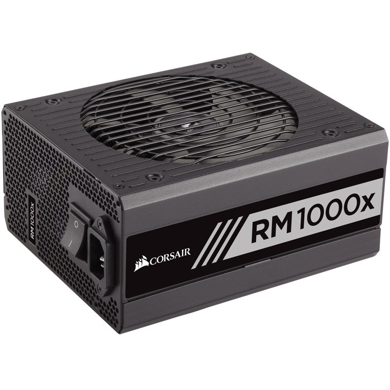 Corsair RM1000x 1000 Watt 80 Plus Gold Certified Fully Modular Power Supply (CP-9020094) image 1