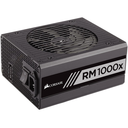 Corsair RM1000x 1000 Watt 80 Plus Gold Certified Fully Modular Power Supply (CP-9020094) image 1