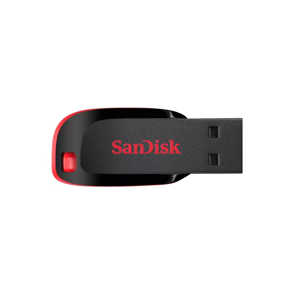 Cruzer Blade 32GB USB Flash Drive – Red (SDCZ50-032G-B35) — side view