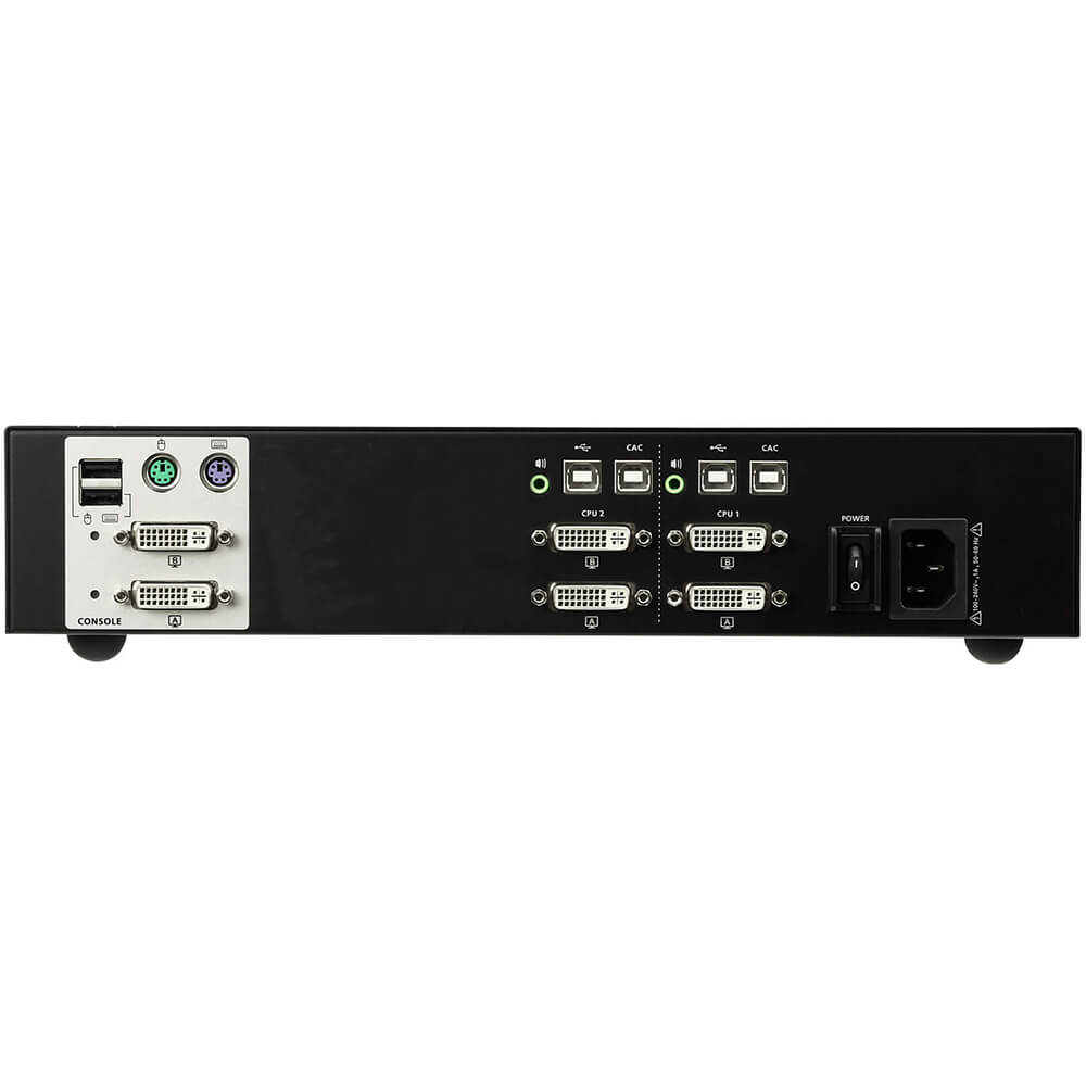 ATEN 2-Port USB DVI Dual Display Secure KVM Switch PSS PP v3.0 Compliant (CS1142D) image 2