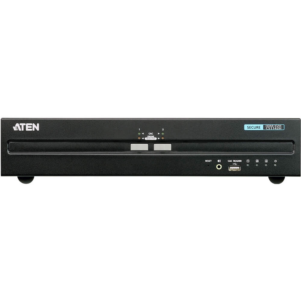 ATEN 2-Port USB HDMI Dual Display Secure KVM Switch PSS PP v3.0 Compliant (CS1142H) image 1