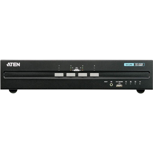 ATEN 4-Port USB DisplayPort Dual Display Secure KVM Switch PSS PP v3.0 Compliant (CS1144DP) image 1
