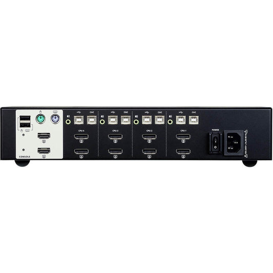ATEN 4-Port USB DisplayPort Dual Display Secure KVM Switch PSS PP v3.0 Compliant (CS1144DP) image 2