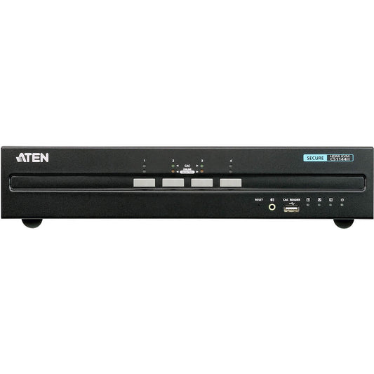 ATEN 4-Port USB HDMI Dual Display Secure KVM Switch PSS PP v3.0 Compliant (CS1144H) image 1