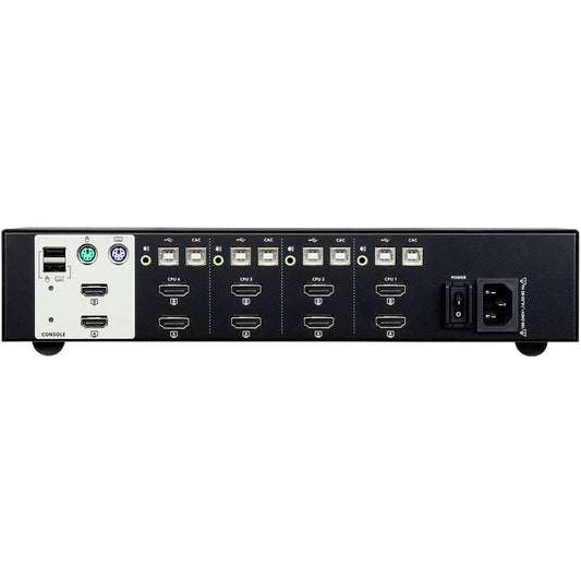 ATEN 4-Port USB HDMI Dual Display Secure KVM Switch PSS PP v3.0 Compliant (CS1144H) image 2