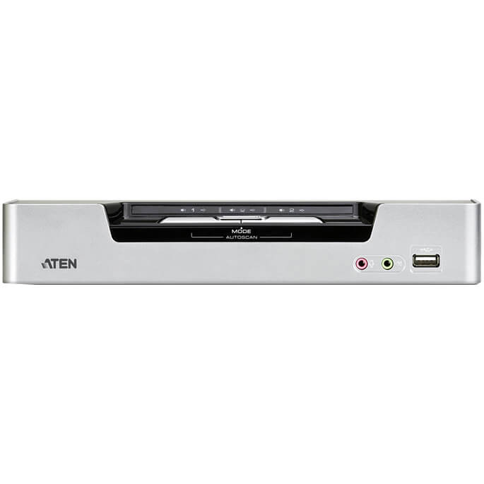 ATEN 2-port Dual Video Dual Link DVI KVMP Switch (CS1642A) image 1