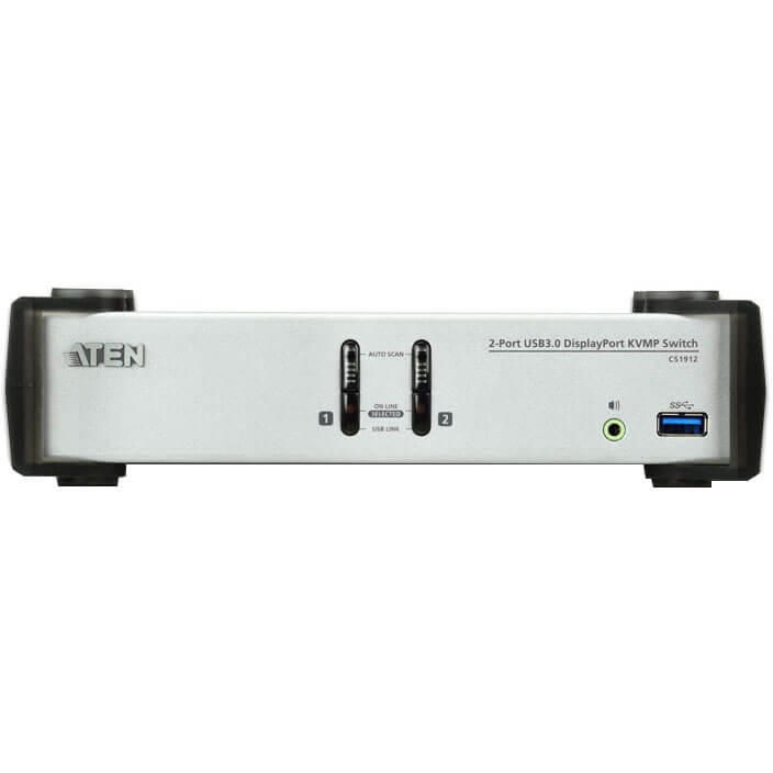 ATEN 2-Port USB 3.0 DisplayPort KVMP Switch (CS1912) image 1