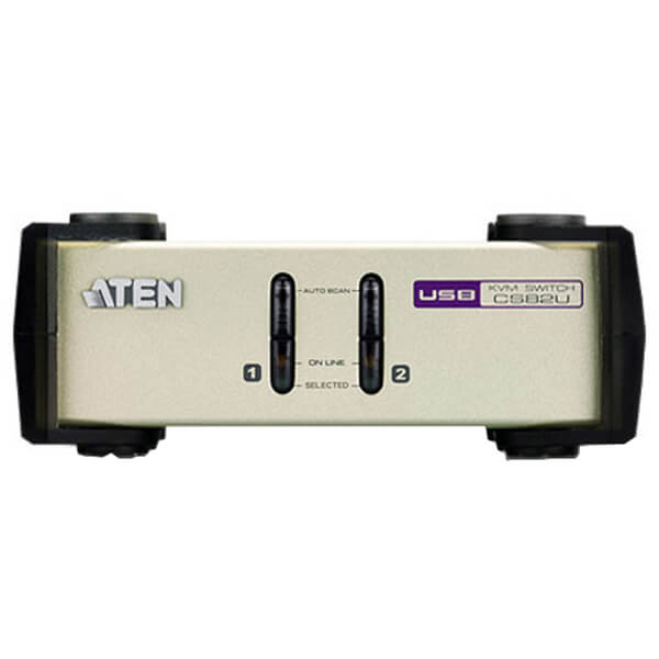ATEN 2-Port PS/2-USB VGA KVM Switch (CS82U) image 1