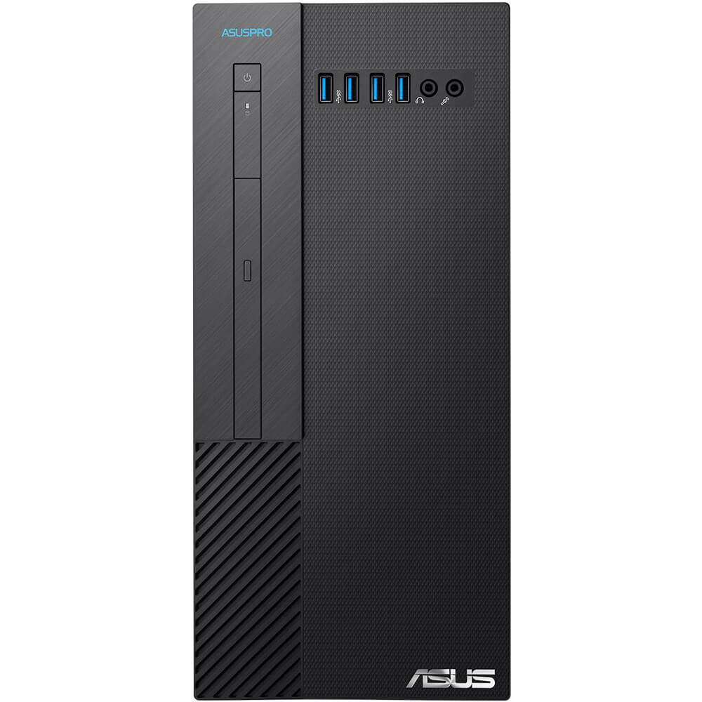 ASUS Pro D340MF Tower Desktop PC – Core i5-9400F / 8GB RAM / 1TB HDD / NVIDIA GeForce GT710 2GB DDR5 Graphics / Win 10 Pro / Black (D340MF-i581B2R) image 1