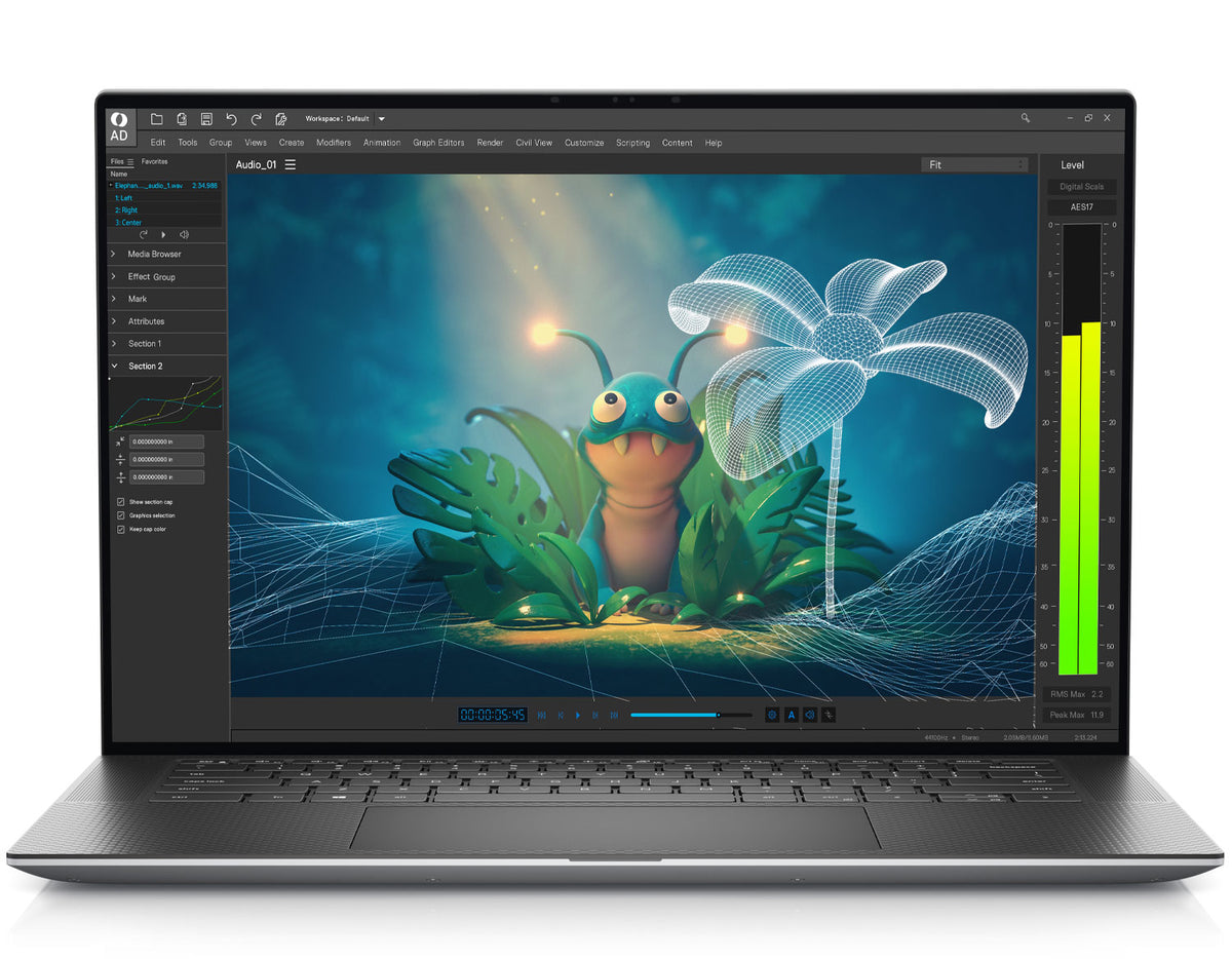 Dell Precision 5570 Mobile Workstation Notebook PC – Core i7-12700H / 15.6″ UHD+ Touch / 16GB RAM / 512GB SSD / NVIDIA RTX T2