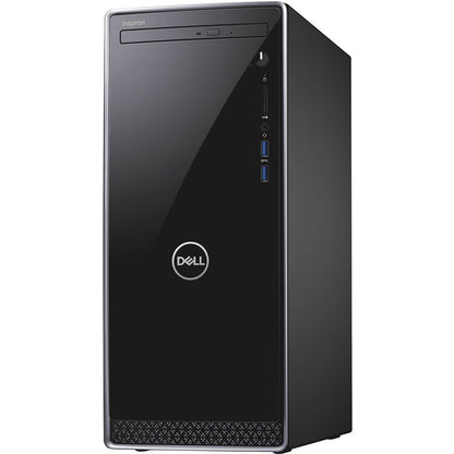 Dell Inspiron 3671 Mini Tower Desktop PC – Core i3-9100 / 8GB RAM / 1TB HDD / Win 10 Home (IS3671-i3-9100-8-1-10S) — side vie