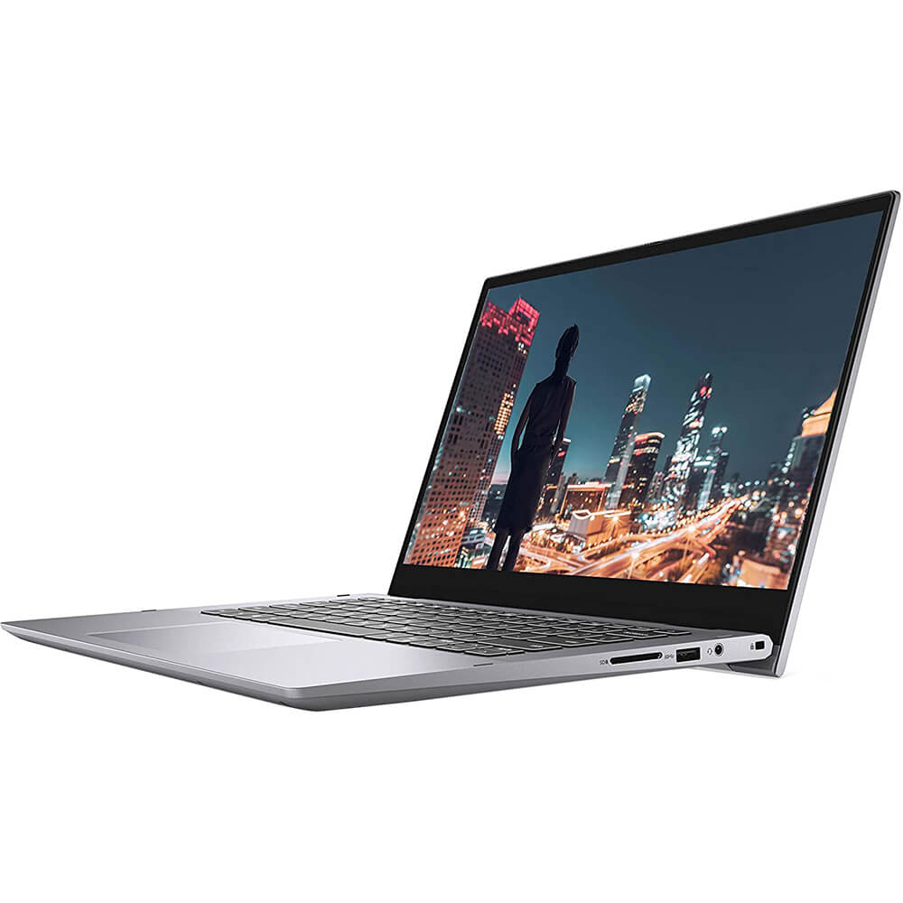 Dell Inspiron 5400 2-in-1 Notebook PC – Core i5-1035G1 / 14″ FHD Touch / 8GB RAM / 256GB SSD / Win 10 Home — side view
