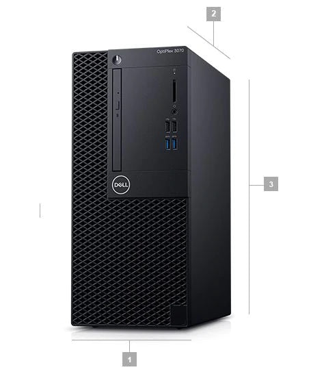 Dell OptiPlex 3070 Mini Tower Desktop PC – Core i3-9100 / 8GB RAM / 1TB HDD / Win 10 Pro (N508O3070MT) image 6