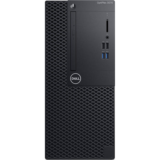 Dell OptiPlex 3070 Mini Tower Desktop PC – Core i5-9500 / 8GB RAM / 256GB SSD / Win 10 Pro (N015O3070MT) image 1