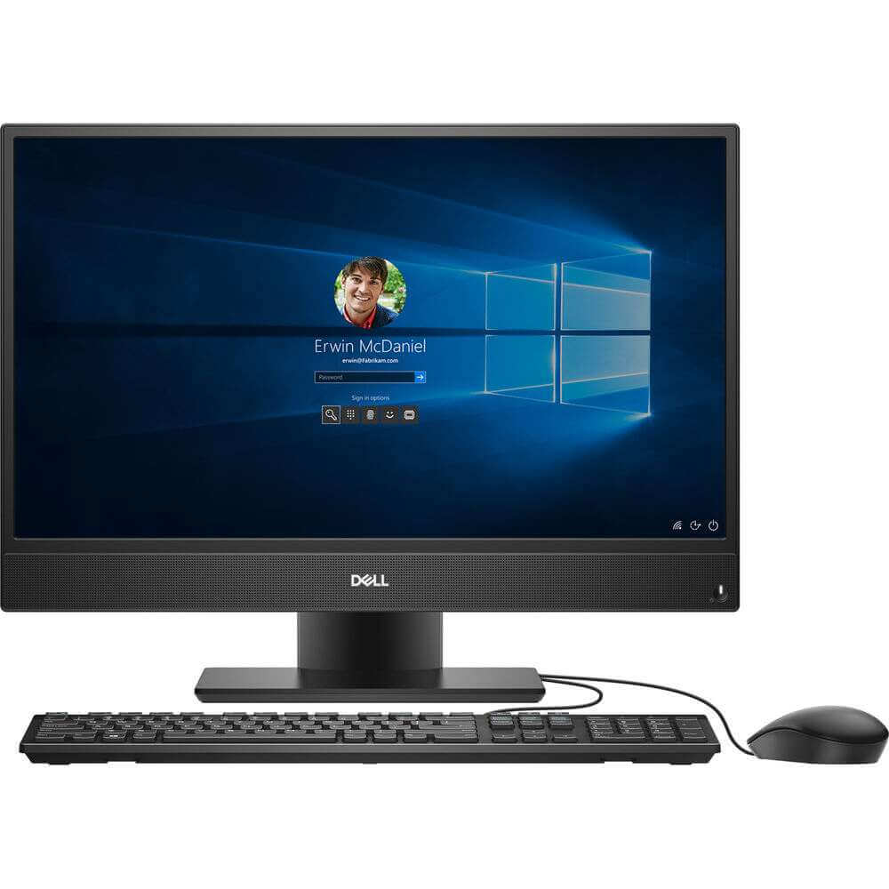 Dell OptiPlex 5270 All-in-One Desktop PC – Core i5-9500 / 8GB RAM / 500GB HDD / 21.5″ FHD / Win 10 Pro (N010O5270AIO) image 1