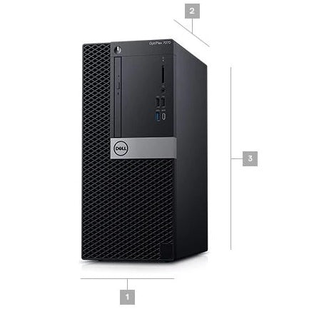 Dell OptiPlex 7070 Mini Tower Desktop PC – Core i7-9700 / 8GB RAM / 1TB HDD / Win 10 Pro (N007O7070MT) image 6