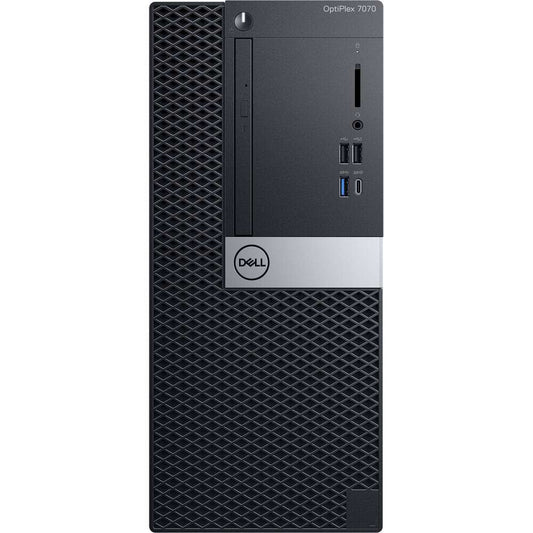 Dell OptiPlex 7070 Mini Tower Desktop PC – Core i5-9500 / 8GB RAM / 1TB HDD / Win 10 Pro (N003O7070MT) image 1