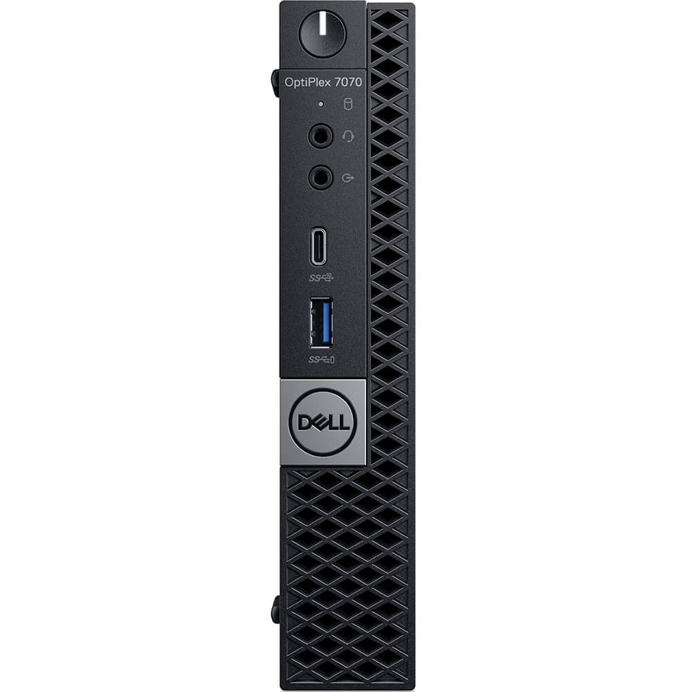 Dell OptiPlex 7070 MFF Desktop PC – Core i7-9700T / 16GB RAM / 256GB SSD / Win 10 Pro (N012O7070MFF)