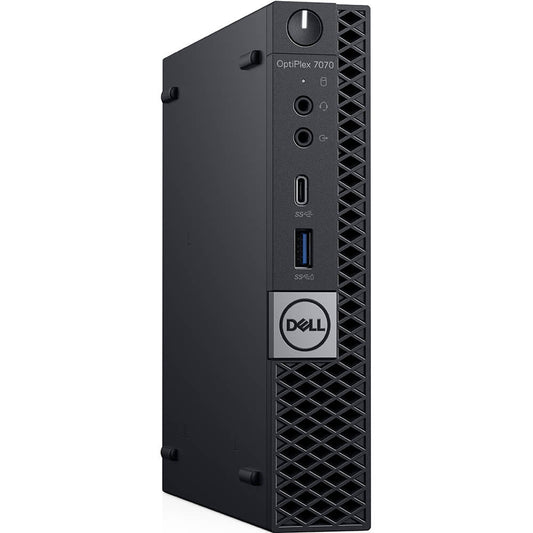 Dell OptiPlex 7070 MFF Desktop PC – Core i7-9700T / 16GB RAM / 256GB SSD / Win 10 Pro (N012O7070MFF) image 2