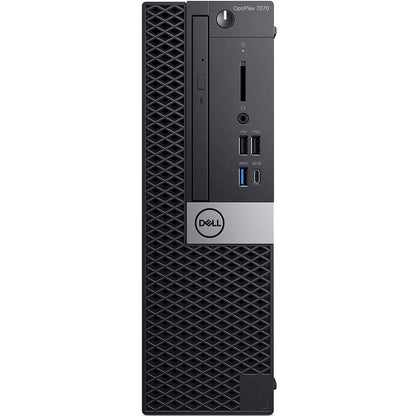 Dell OptiPlex 7070 SFF Desktop PC – Core i7-9700 / 8GB RAM / 256GB SSD / Win 10 Pro (N011O7070SFF)